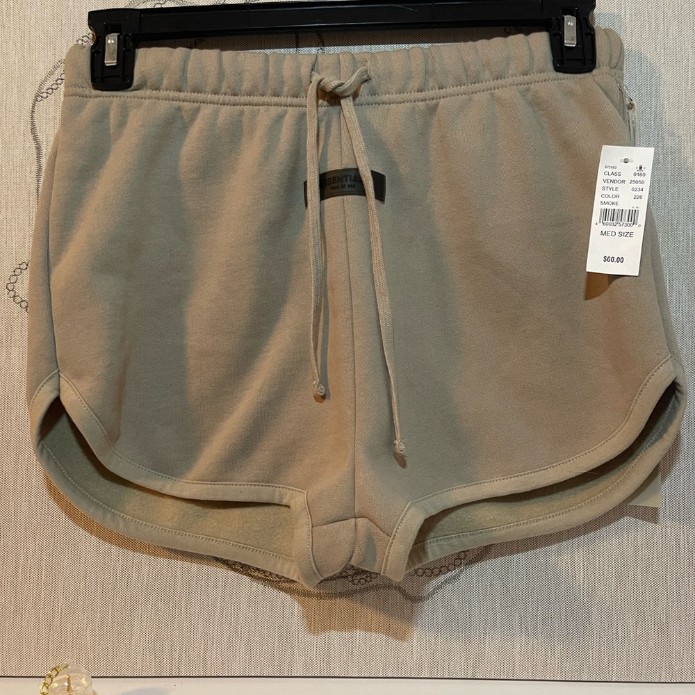 Fear of God Tan Athletic Shorts with Elastic Waistband